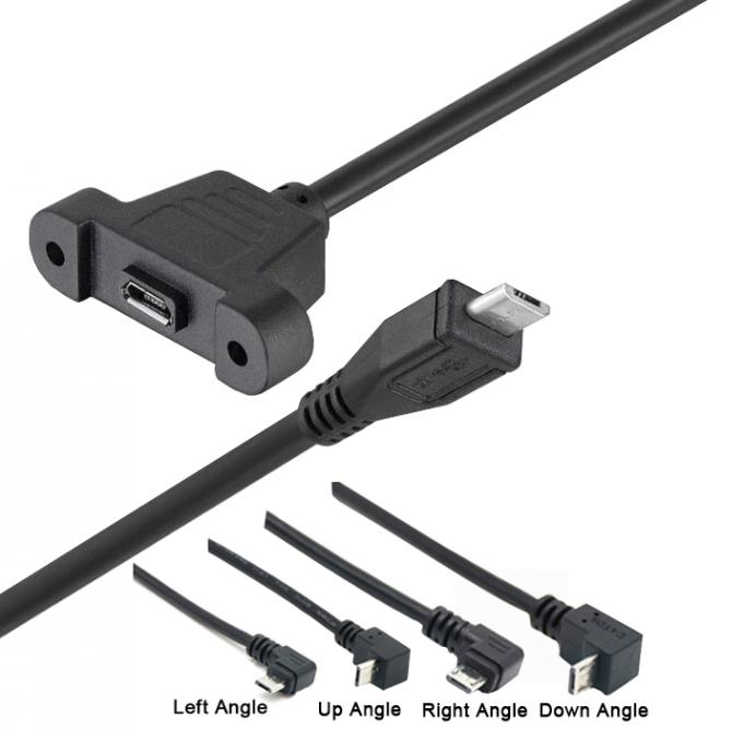Винтовая блокировка Micro Type C RJ45 Ethernet Мужчина Женщина USB-панель 8