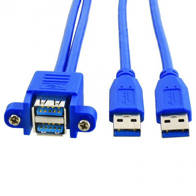 Двойной кабель расширения USB 3.0 от мужчины к женщине 3