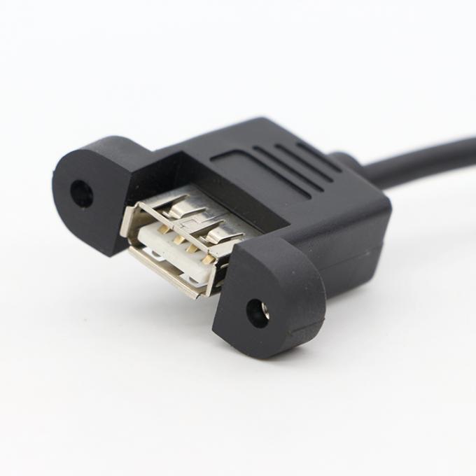 Настройка1M 2M Stud Мужчина на женщину панель монтаж USB 2.0 типа A расширительный кабель с блокировкой винтов Stud 2