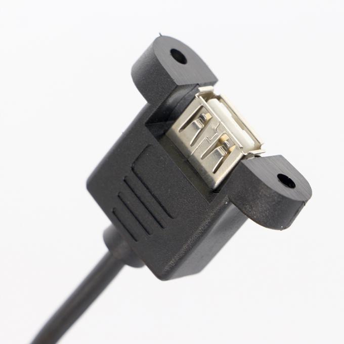 Настройка1M 2M Stud Мужчина на женщину панель монтаж USB 2.0 типа A расширительный кабель с блокировкой винтов Stud 3
