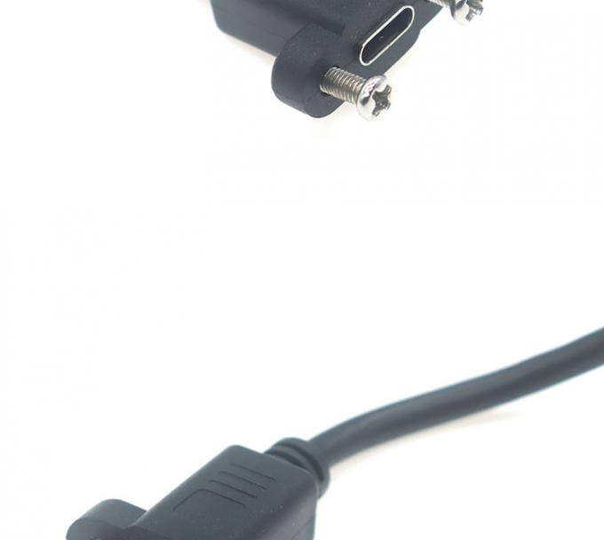 30 см 50 см винтовая панель монтаж мужчина-женщина USB Type C 3.1 расширительный кабель 5