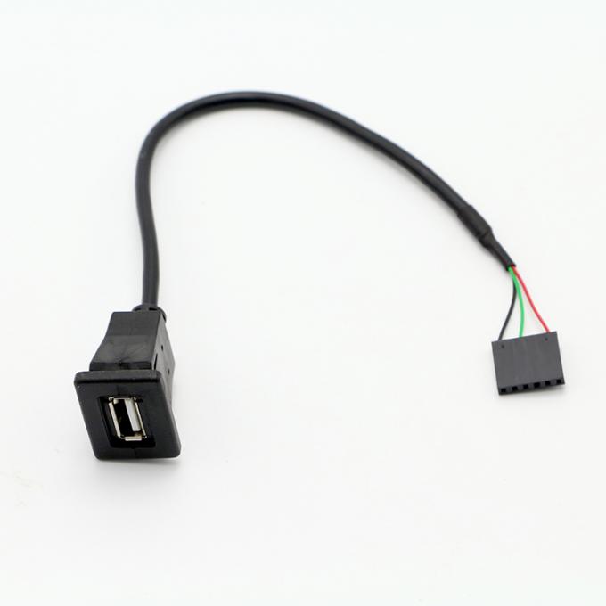 1M 2M 3M Включите USB-накопитель панель монтаж кабеля с 6 проводов Dupont терминал 1