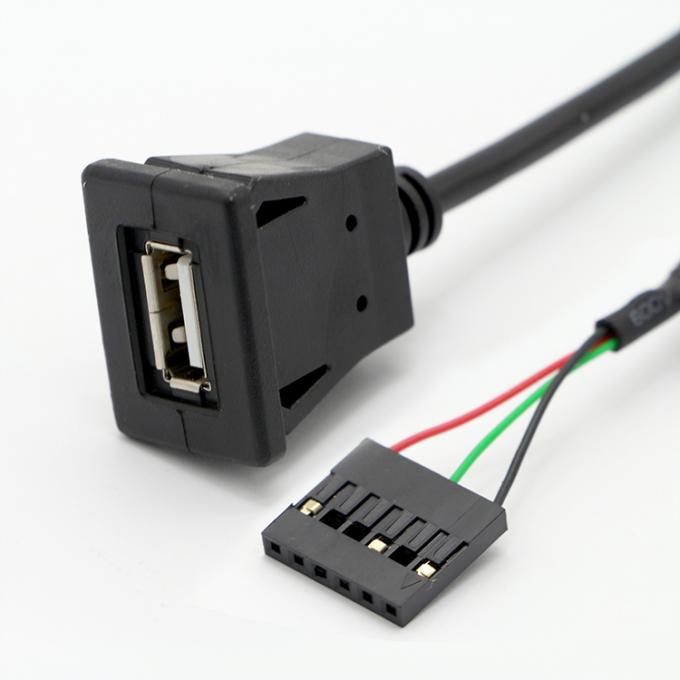 1M 2M 3M Включите USB-накопитель панель монтаж кабеля с 6 проводов Dupont терминал 2