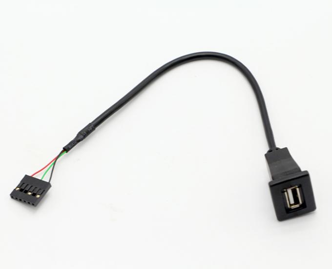 1M 2M 3M Включите USB-накопитель панель монтаж кабеля с 6 проводов Dupont терминал 5