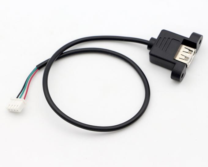 Специальный винтовой блокировщик женской панели USB 2.0 типа А до JST XH PH SH сборный кабель 2