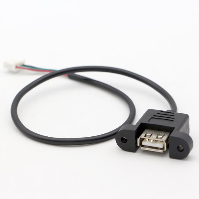 Специальный винтовой блокировщик женской панели USB 2.0 типа А до JST XH PH SH сборный кабель 5