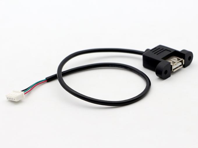 Специальный винтовой блокировщик женской панели USB 2.0 типа А до JST XH PH SH сборный кабель 6