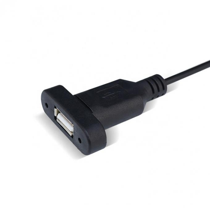 Настроенная панель с установкой USB женский на обнаженный проволока консервированный открытый конец кабеля 2