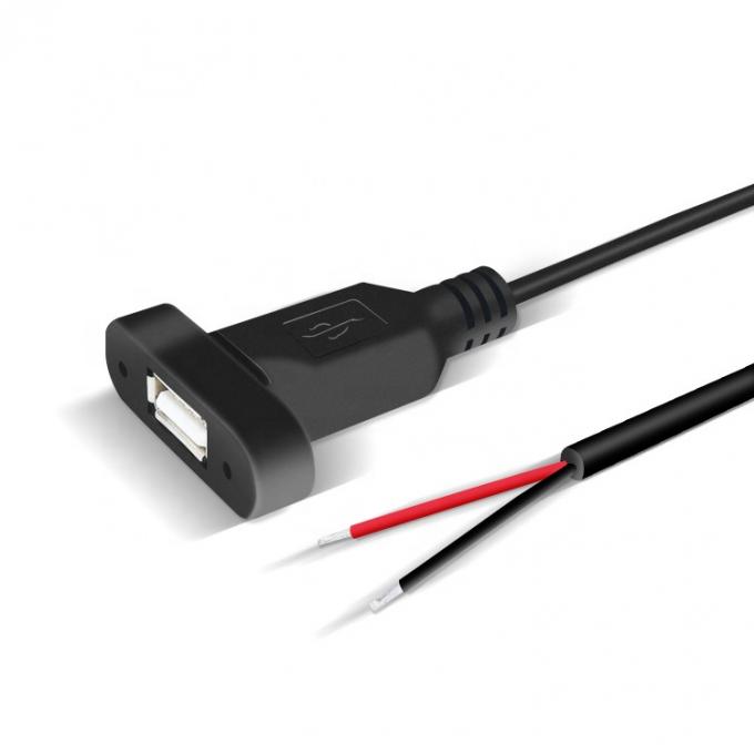 Настроенная панель с установкой USB женский на обнаженный проволока консервированный открытый конец кабеля 5