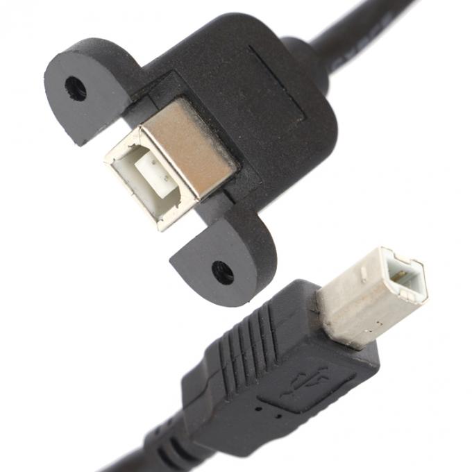 Винтовая блокировка Micro Type C RJ45 Ethernet Мужчина Женщина USB-панель 3