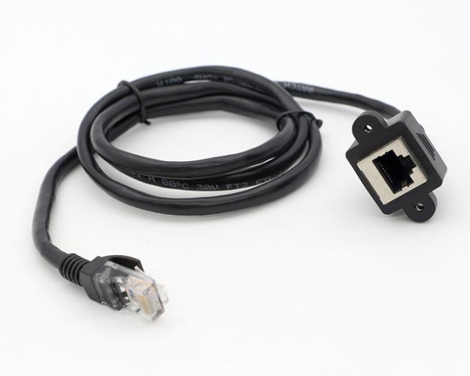 Винтовая блокировка Micro Type C RJ45 Ethernet Мужчина Женщина USB-панель 9