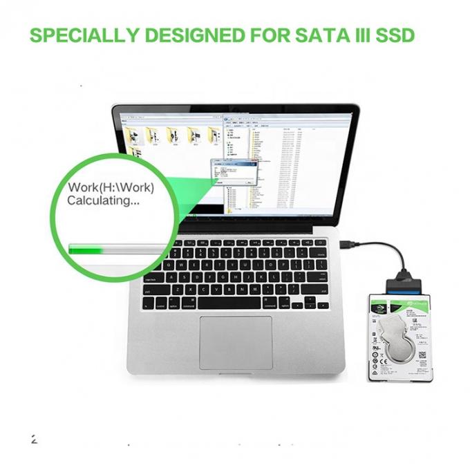 Высокоскоростной 5 Гбит/с SDD HDD жесткий диск 2,5 дюйма USB тип C 3.1 кабель адаптера Sata 5
