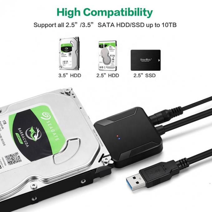 Высоко совместимый 2,5 3,5 дюйма SSD HDD жесткий диск Диск USB 3.0 на Sata кабель 3
