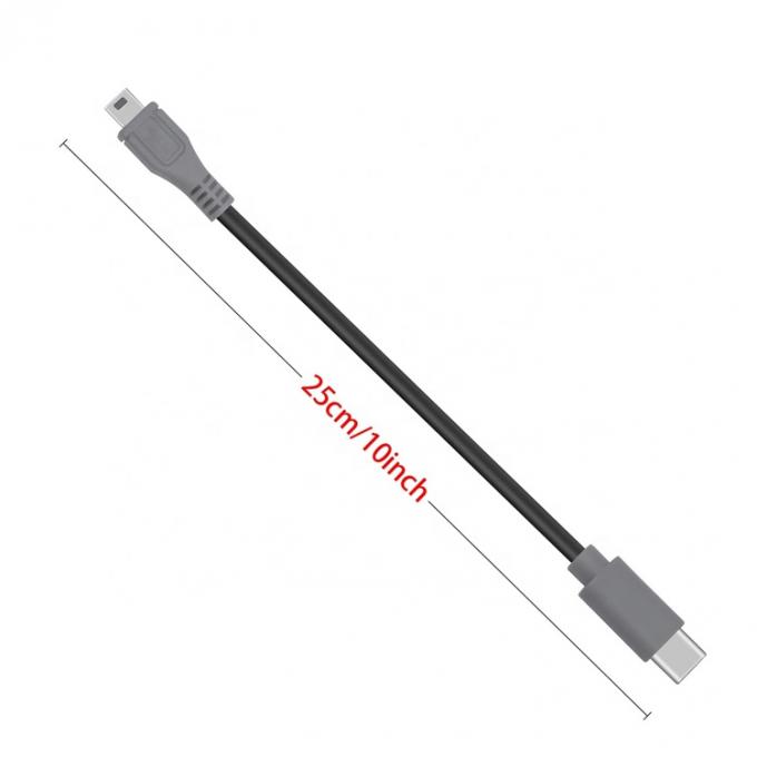 Зарядка данных USB Type C на Mini 5 Pin USB OTG кабель адаптера для видеокамеры телефона 3