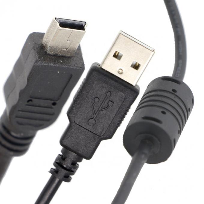 1.5m USB A к Mini B 5PIN USB 2.0 зарядка данных OTG кабель с ферритом 2