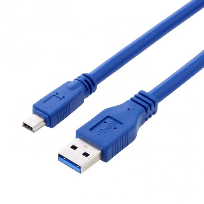 Высокоскоростной кабель расширения USB 3.0 типа A от мужского до мини-B 10 PIN USB 3.0 4