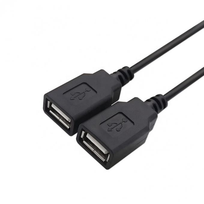 Оригинальный OEM 2m 1 Мужчина на 2 Женщины Y USB разделительный кабель для зарядки 5