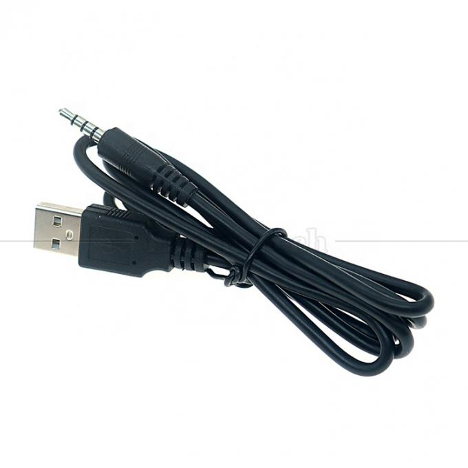 1M USB на 3,5mm 4 полюса DC Audio Jack Расширительный кабель для автомобильного динамика 0