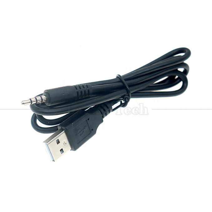 1M USB на 3,5mm 4 полюса DC Audio Jack Расширительный кабель для автомобильного динамика 4