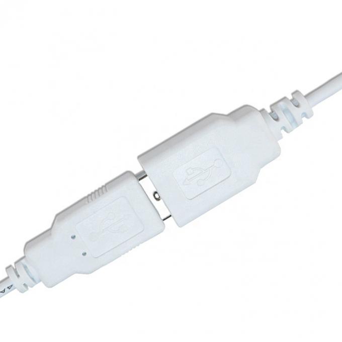 На заказ 1м 2м 3м Белый USB мужской на открытый концы консервированный проволока расширение кабеля 6