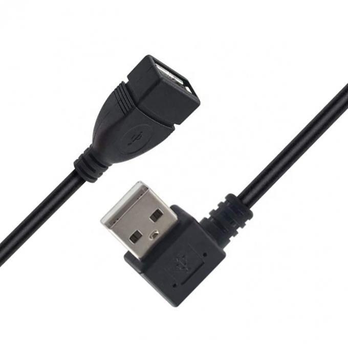 0.3M 1M 2M 3M 90 градусов угол справа-лево мужчина-женщина USB 2.0 Type A расширительный кабель 1
