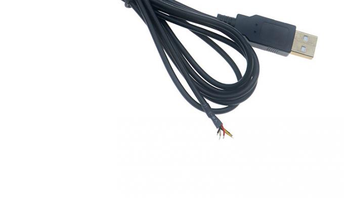 Щит USB от мужского до 4 голых проводов открытый конец кабеля 7