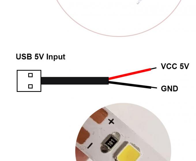 Высококачественный 5В USB 2.0 Мужчина для открытия снятый голый 2pin провода конец кабеля для светодиодного светового лампы 4