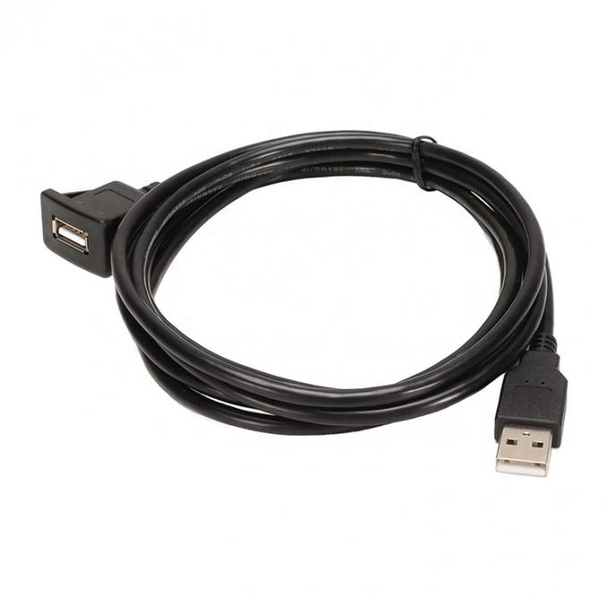 Водонепроницаемая панель для сброса воды Монтаж мужской к женской розетки USB расширение проволока кабеля для автомобиля грузовик лодка мотоциклетная приборная панель 5