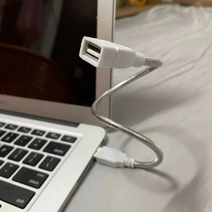 Гибкий металлический нержавеющий шланг мужчина-женщина USB зарядный адаптер расширения кабеля для светодиодного фантана 6