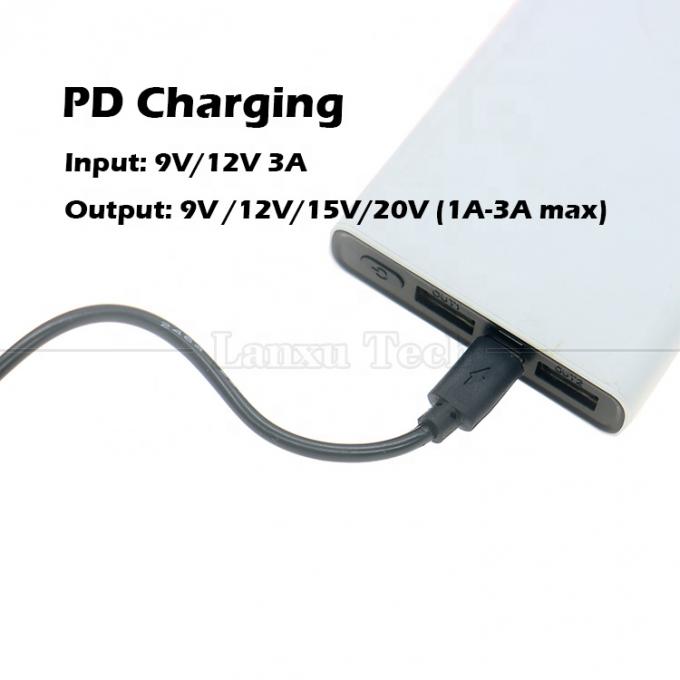 PD зарядка 3A 9V 12V 15V 20V USB тип C в DC 5.5x2.1mm Кабель преобразователя адаптера Jack для Wi-Fi роутера Модем Проекторная камера 2