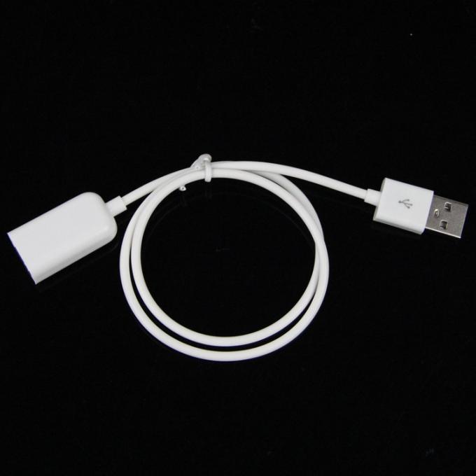 Высококачественный 1M белый мужской на женский USB 2.0 типа A расширительный кабель для зарядки данных для компьютерных мебельных сумок 3