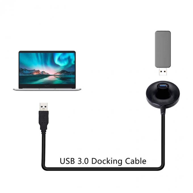 Рабочий стол Мужчина-женщина Док-станция зарядка данных USB 2.0 3.0 расширительный кабель с базой 6