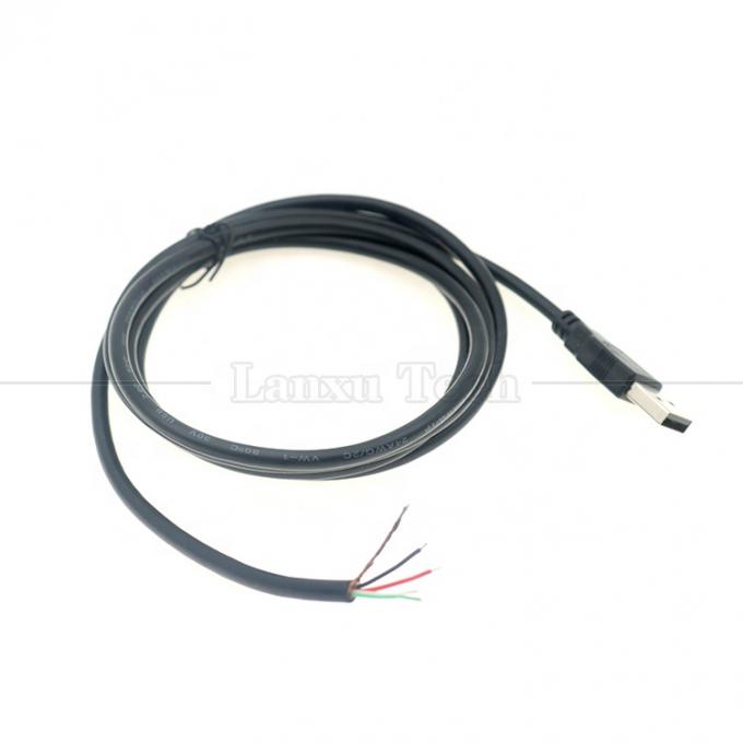 Custom Shield USB 2.0 Мужчина к стриптиз проводов открытый конец кабеля Pigtail 6