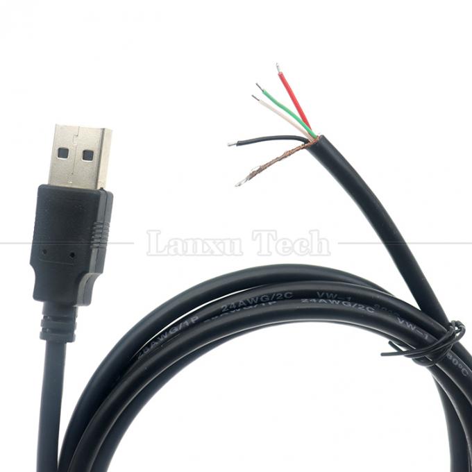 Специальное изготовление USB мужской на обнаженный голый провод открытый конец кабель с хвостом 5