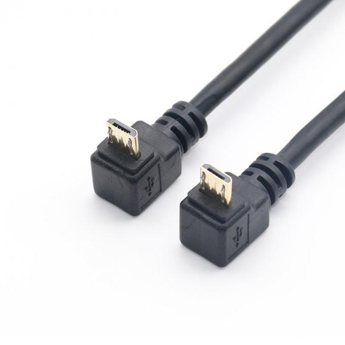 90 градусов вверх углом вверх углом зарядка данных Micro USB кабель 1