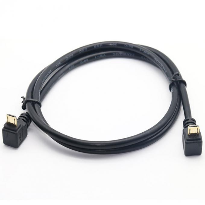 90 градусов вверх углом вверх углом зарядка данных Micro USB кабель 2