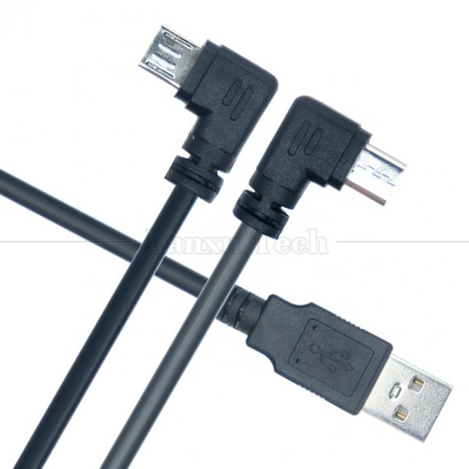 1M 2M 3M 5M зарядка данных 90 градусов справа вверх влево вниз угол Micro V8 USB кабель 2