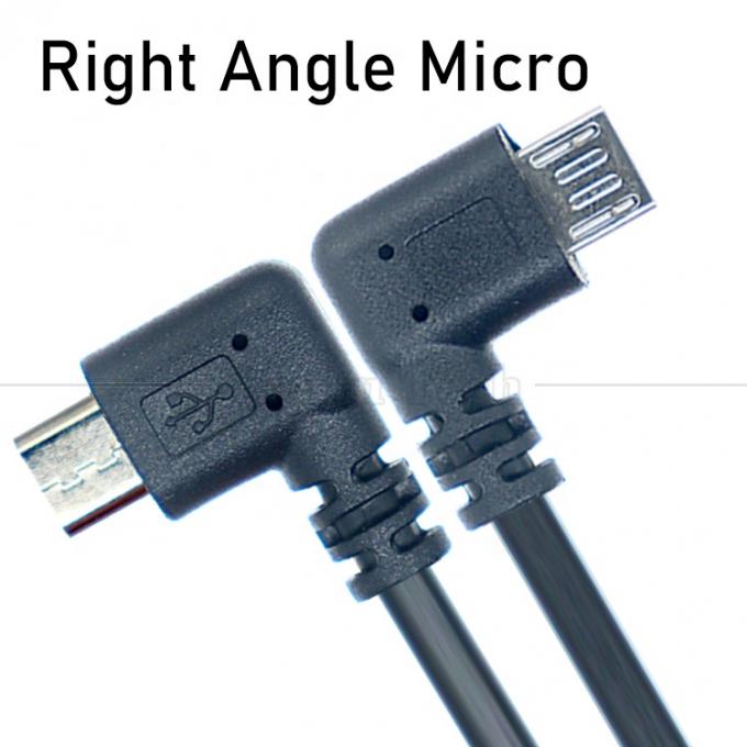90 градусов прямоугольный USB на Micro B кабель для зарядки данных для телефона планшетная цифровая камера GPS 0