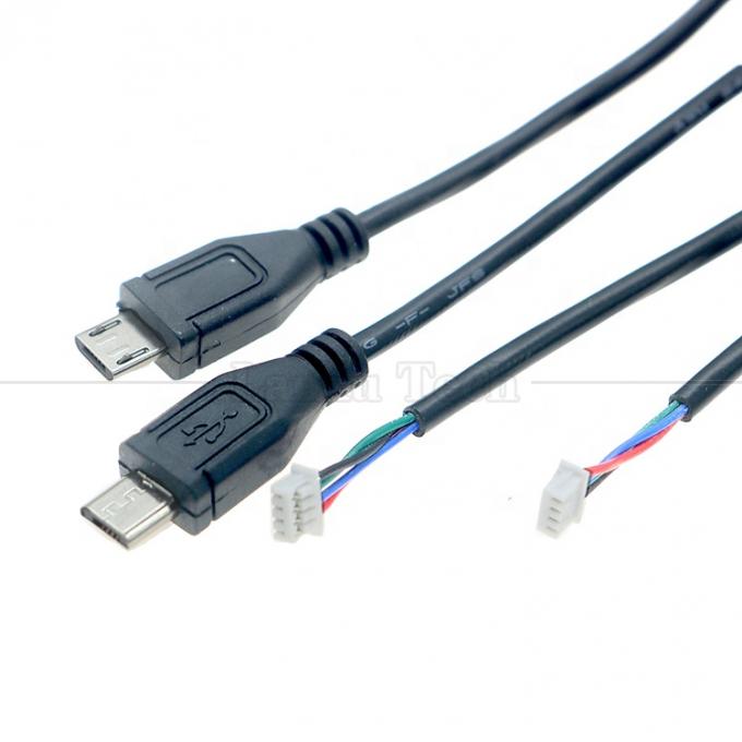 OEM настраиваемый Micro USB на JST 4 Pin 1.25mm Pitch кабель 0