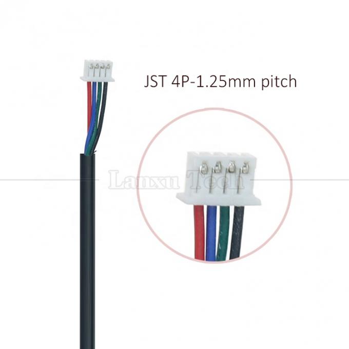 OEM настраиваемый Micro USB на JST 4 Pin 1.25mm Pitch кабель 2