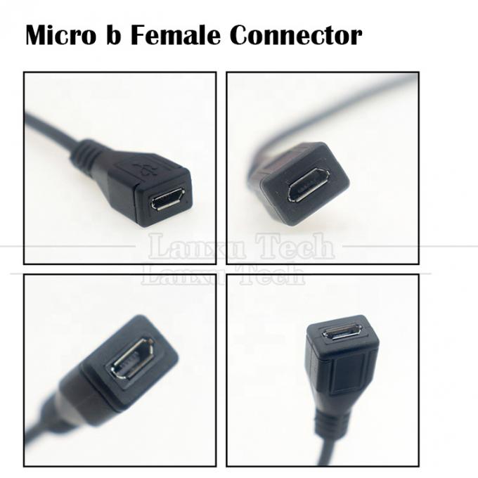 OEM зарядка данных микро b 5 PIN USB мужчина женщина открыть 2 4 ядра голые провода кабель с хвостом 0