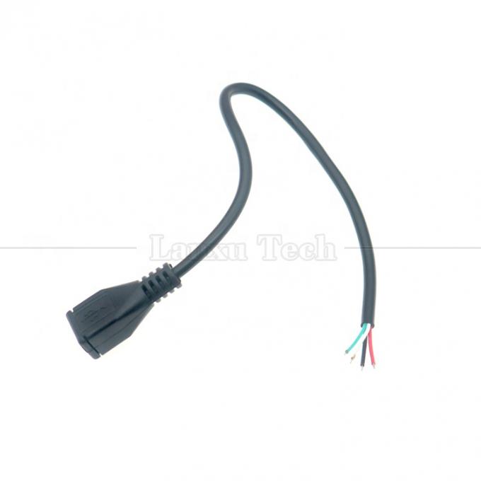 OEM зарядка данных микро b 5 PIN USB мужчина женщина открыть 2 4 ядра голые провода кабель с хвостом 3