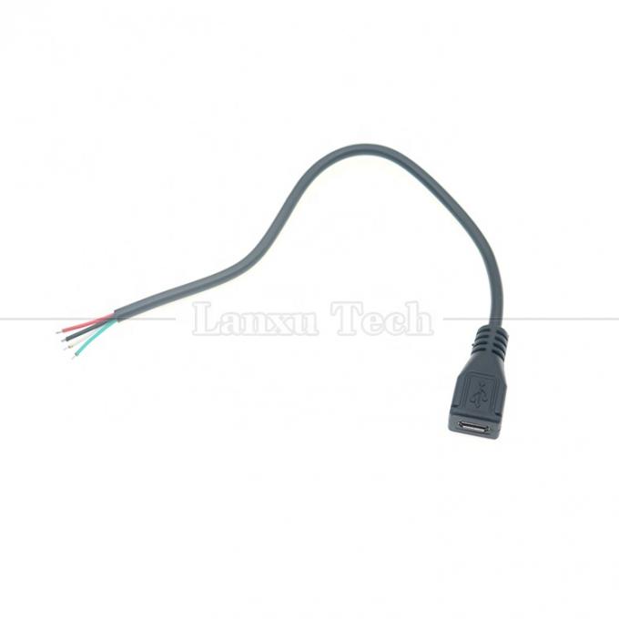 OEM зарядка данных микро b 5 PIN USB мужчина женщина открыть 2 4 ядра голые провода кабель с хвостом 5