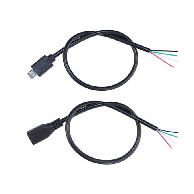 OEM зарядка данных 2 4 ядра Micro USB мужской женский открыть голые провода кабель Pigtail 1