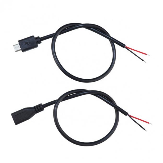 Тяжелый ток 20AWG 5A Голые провода Открытый ремонт Микро-USB кабель для датчика Raspberry Pi 6