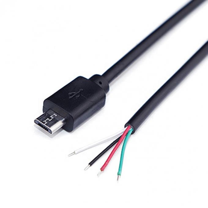 OEM зарядка данных 2 4 ядра Micro USB мужской женский открыть голые провода кабель Pigtail 4