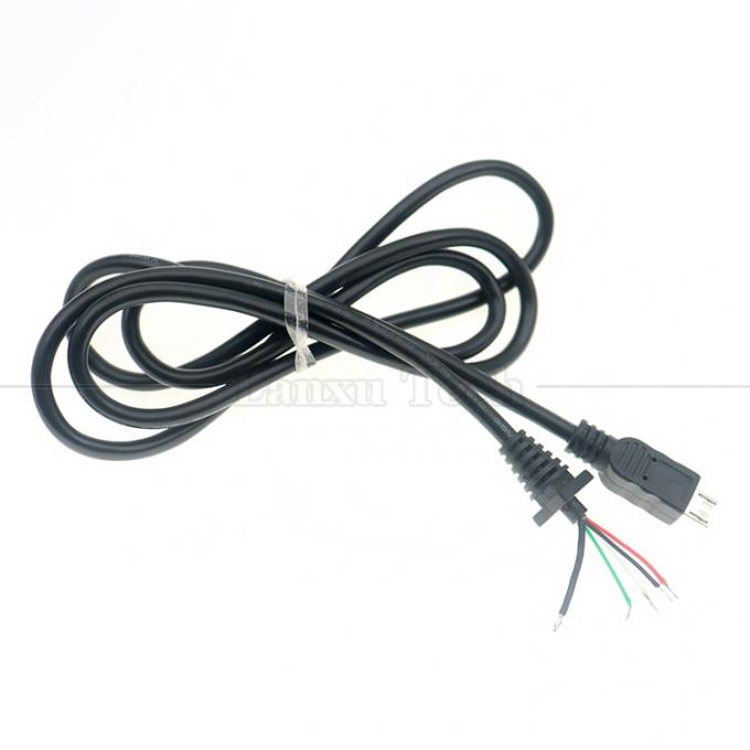 Зарядное устройство для зарядки данных на заказ Защищенный микро-USB для открытия Конца проволоки с концами кабеля для зарядки 5