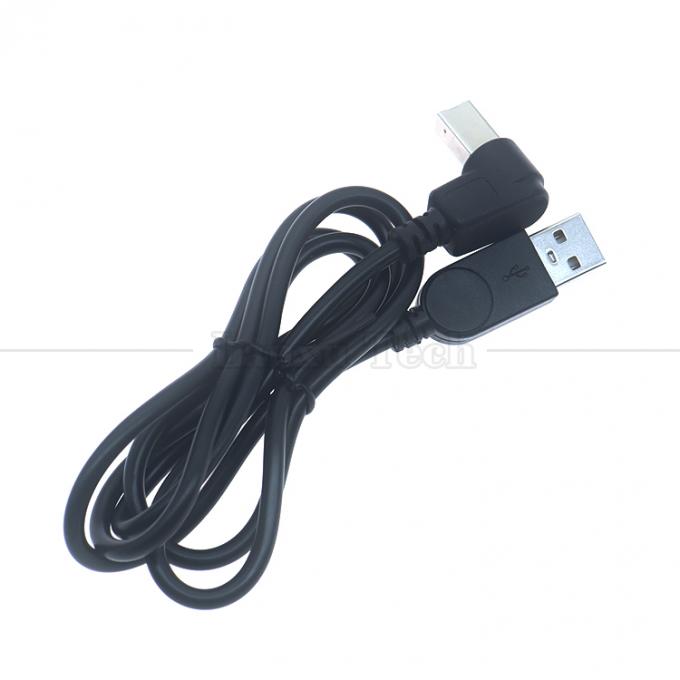 90 градусов прямой угол типа A мужской к B мужской USB 2.0 принтер соединитель расширительный кабель 0