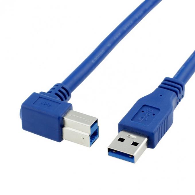 Высокоскоростной 5 Гбит/с 90 градусов правоугольный USB 3.0 мужской USB Type B принтер кабель для Epson HP 3