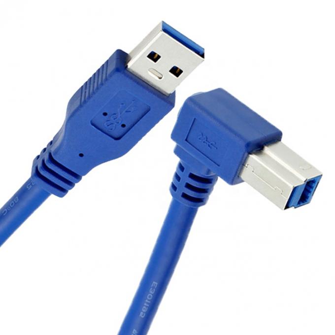 Высокоскоростной 5 Гбит/с 90 градусов правоугольный USB 3.0 мужской USB Type B принтер кабель для Epson HP 2